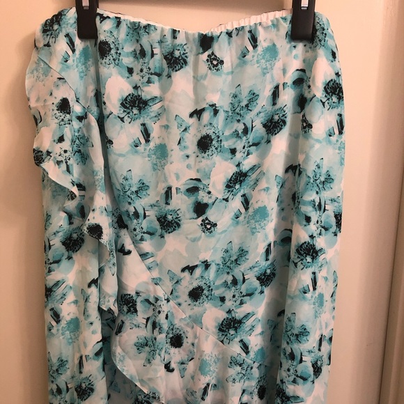 Kasper Chiffon Skirt - 16 - Picture 2 of 5